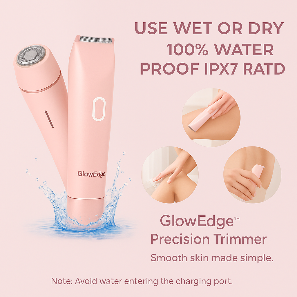GlowEdge G1 Pro 3 in 1 Portable Women Bikini Trimmers﹠Shaver